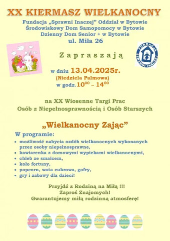 Kiermasz Wielkanocny w Bytowie 13 kwietnia 2025