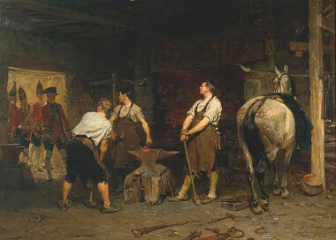 John Seymour Lucas (1849-1923) - After Culloden Rebel Hunting - mat. prasowe
