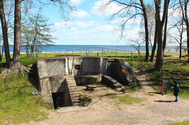 Gdańsk Westerplatte - ruiny placówki Fort zbudowanej w oparciu o bunkry sprzed I Wojny Światowej