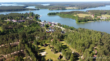 Ośrodek KLIF Wdzydze - domki letniskowe w lesie nad jeziorem na Kaszubach - pięknie położone