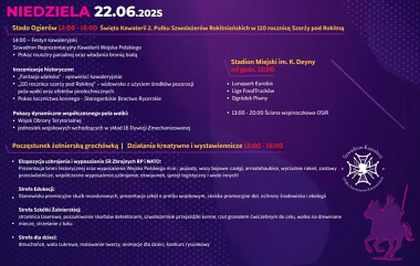 Święto Kawalerii 2. Pułku Szwoleżerów Rokitniańskich - Starogard Gdański - program 22 czerwca 2025