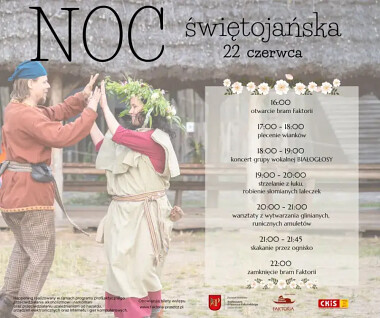 Noc Świętojańska 2025 w Faktorii Handlowej w Pruszczu Gdańskim - program