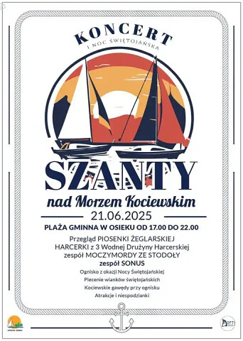 Noc Świętojańska 2025 Szanty nad Morzem Kociewskim
