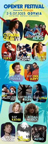Open'er Festival 2-5.07.2025 Gdynia lotnisko Kosakowo