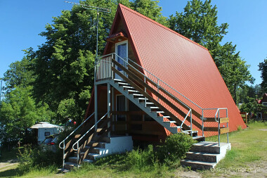 Stanica Wodna PTTK Wdzydze - domki nad jeziorem na Kaszubach (9)