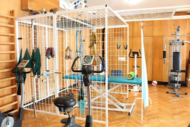 Ośrodek Posejdon Krynica Morska - sprzęt rehabilitacyjny, fitness i siłownia