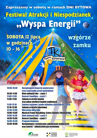 Wyspa Energii - Dni Bytowa - sobota 12 lipca 2025 - program