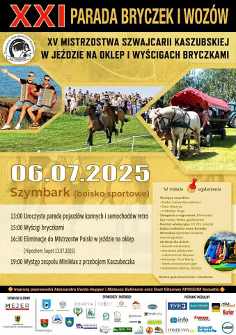 Wielka Parada Bryczek i Wozów Szymbark 2025 PROGRAM