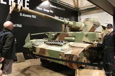 Muzeum Pancerne w Kłaninie - Czołg średni Pz Kpfw IV Ausf. J