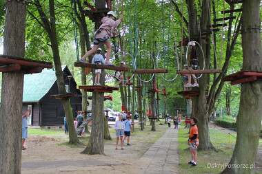 Alfa Park Władysławowo - park linowy nad morzem - zawsze pod nadzorem profesjonalnego personelu
