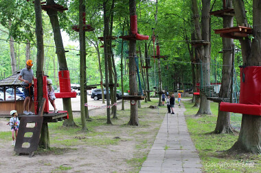 Alfa Park Władysławowo - park linowy nad morzem - aleja