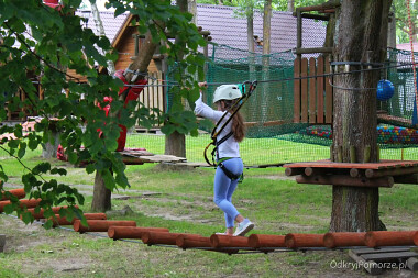 Alfa Park Władysławowo - park linowy nad morzem - świetna  rozrywka nie tylko dla dzieci