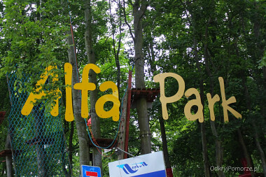 Park linowy Alfa Park we Władysławowie