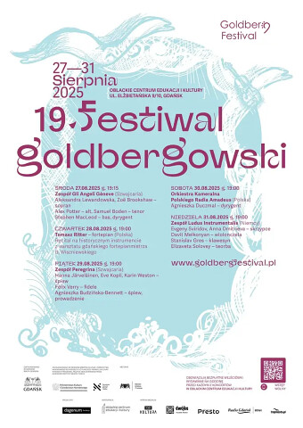 Festiwal Goldbergowski 2025 w Gdańsku - program