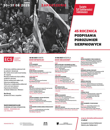 Program wydarzeń w ECS Gdańsk 2025