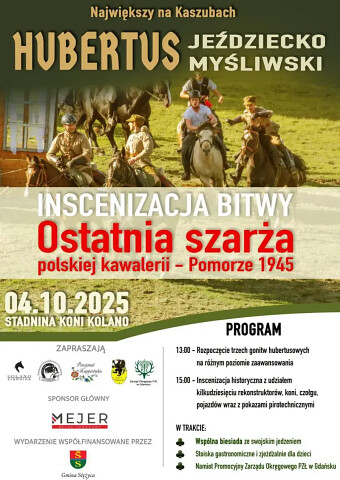 Największy Hubertus na Kaszubach - 4 października 2025 Stadnina Kolano - Wieżyca - pomorskie