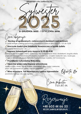 Sylwester 2025_2026 nad Jeziorem Wdzydze - Kaszuby, Bory Tucholskie