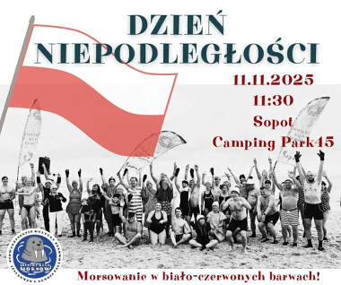 Morsowanie w biało-czerwonych barwach - świętuj z sopockimi morsami 11 listopada 2025