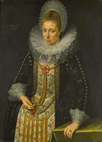 Franz Kessler?, Portret Suzanny van Uffelen (1593 - ?), 1625