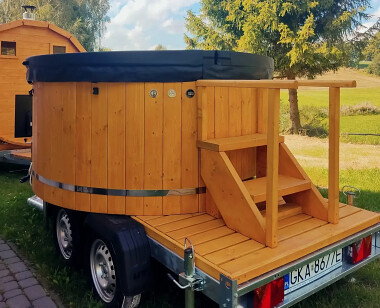 Mobilne SPA wypożyczalnia Kaszuby - sauna i jacuzzi