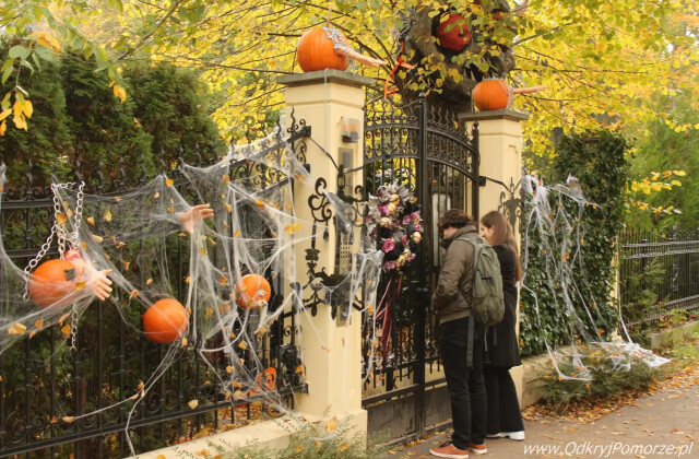 Dekoracje na Halloween - Willa Kirsch w Gdańsku