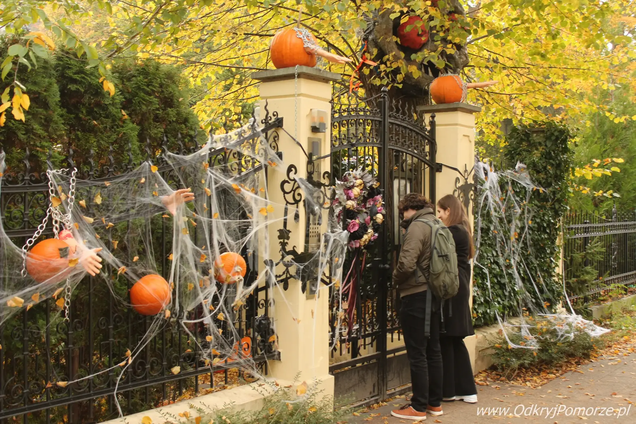 Dekoracje na Halloween - Willa Kirsch w Gdańsku