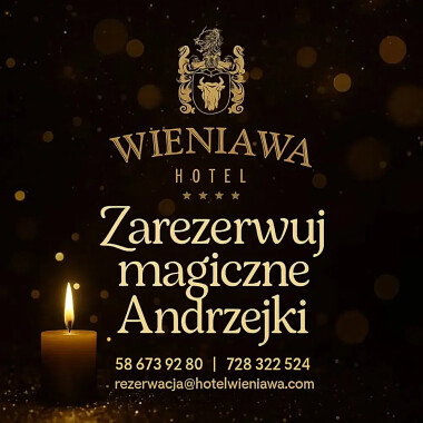 Andrzejki 2025 - Hotel SPA Pałac Wieniawa - pakiet pobytowy na Kaszubach