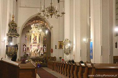 Kościół św. Piotra i Pawła w Gdańsku  - wnętrze