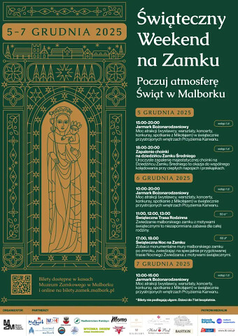 Świąteczny Weekend 7-7 grudnia 2025 na Zamku w Malborku - program