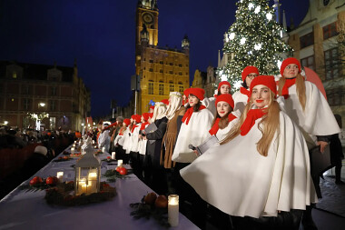 Gdańska Wigilia - fot. Grzegorz Mehring - przy wigilijnym stole