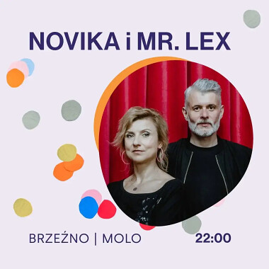 Novika i Mr Lex - Sylwester Gdańsk Brzeźno - mat. Gdański Archipelag Kultury