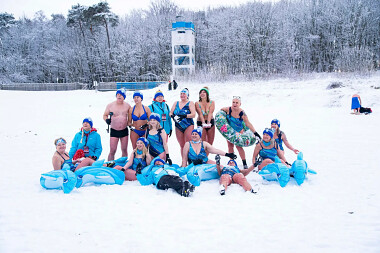 Morsy w Ustce - jest klimat i gorąca atmosfera dobrej zabawy nad morzem i w morzu - fot. Pomorze Ustka Resort