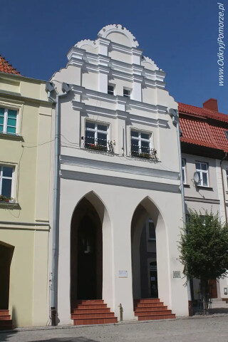 Gniew - zabytkowa kamienica Królowej Marysieńki, żony króla Jana III Sobieskiego pochodzi z II połowy XV wieku