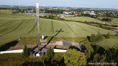Pelplin - atrakcje - Góra Jana Pawła II - widok na miasto i okolice