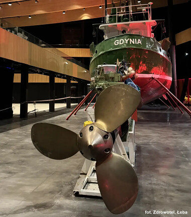 Ekspozycja w Muzeum Archeologii Podwodnej i Rybołówstwa Bałtyckiego Łeba