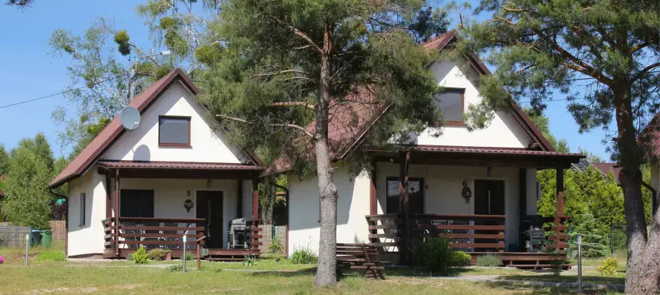 Osada Frida - domki całoroczne nad Jeziorem Wielewskim