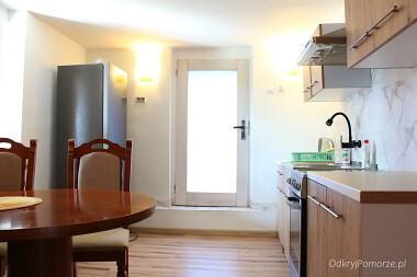 Mieszkanie wakacyjne Kaszubskie Zacisze w Zaworach - kuchnia