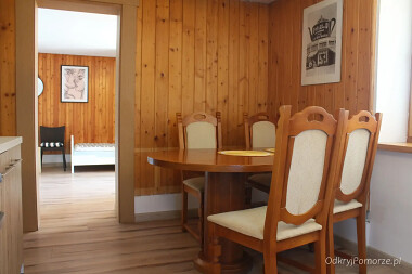 Mieszkanie wakacyjne Kaszubskie Zacisze w Zaworach - wyposażona kuchnia