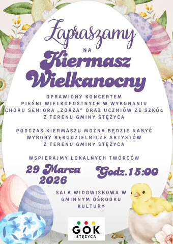 Kiermasz wielkanocny 2026 w Stężycy
