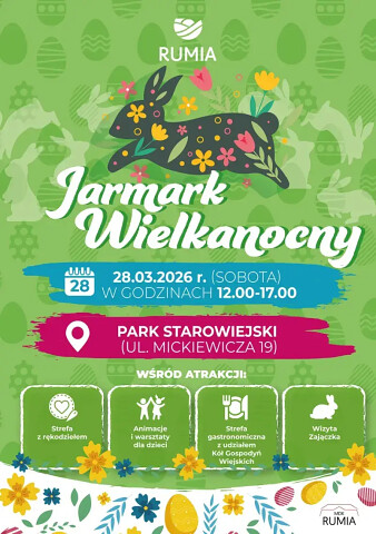 Jarmark Wielkanocny 2026 w Rumi - sobota 28 marca
