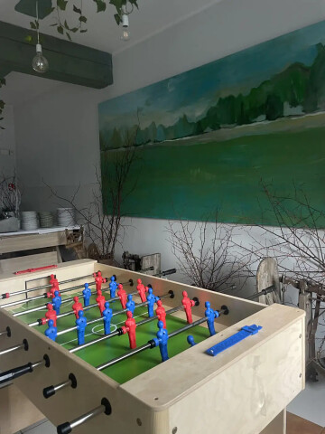 Mięta i Woda - Wdzydze Tucholskie - atrakcje - piłkarzyki