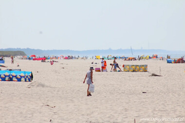 Sasino - plaża Stilo - widok w kierunku Mierzei Sarbskiej - na zachód