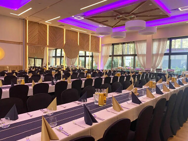 Sala bankietowa Largo Lake Resort  w Borsku