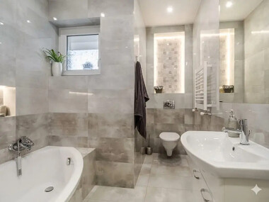 Apartament Biały - łazienka w Domu Na Wzgórzu na Kaszubach