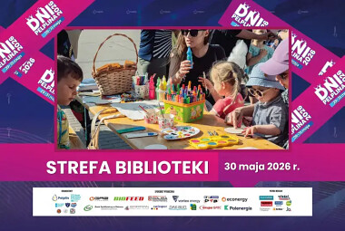Dni Pelplina 2026 - Strefa Biblioteki 30 maja - przygotowana przez Miejską Bibliotekę Publiczną w Pelplinie