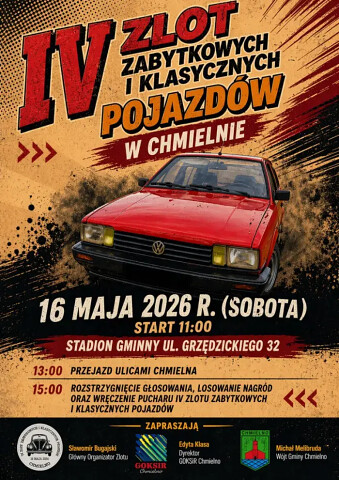 IV Zlot zabytkowych i klasycznych pojazdów w Chmielnie