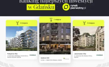 Ranking inwestycji 2025 w Trójmieście – te realizacje najchętniej wybierali kupujący!