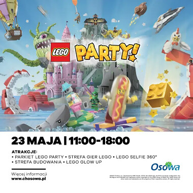 LEGO® Party Challenge w CH Osowa – świat kreatywnej zabawy i rodzinnych emocji w Gdańsku