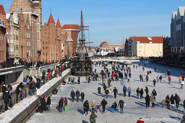 Weekend w Gdańsku zimą - Motława i Długie Pobrzeże