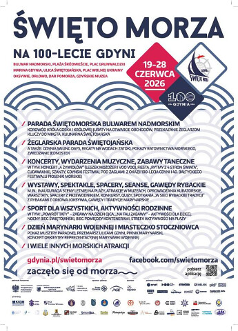 Święto Morza 2026 Gdynia 19-28 czerwca - program i atrakcje